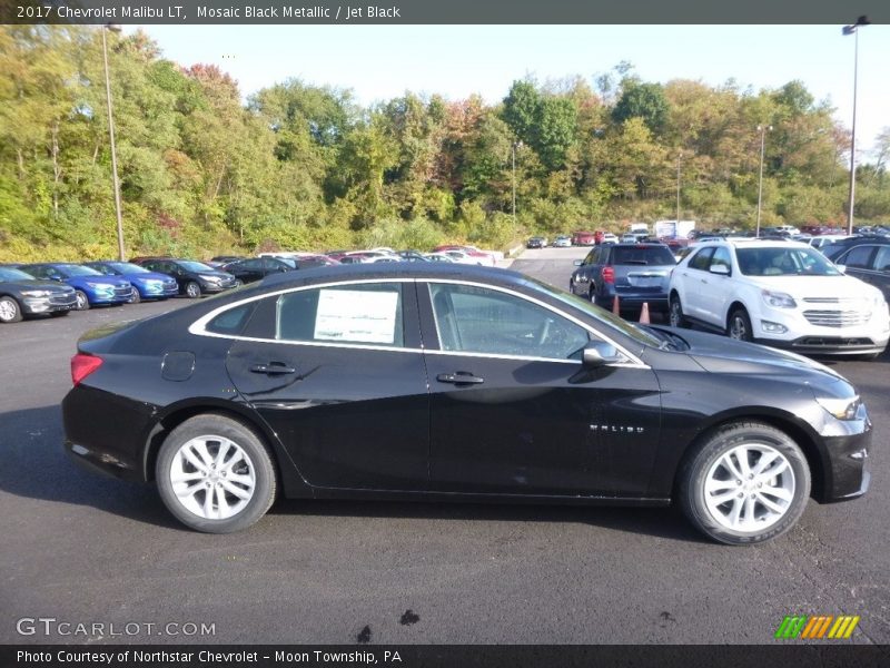 Mosaic Black Metallic / Jet Black 2017 Chevrolet Malibu LT