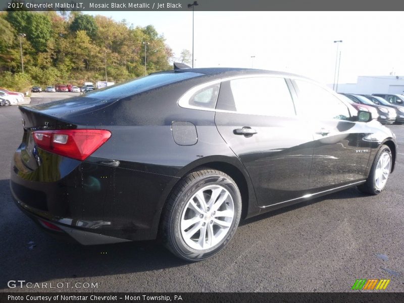 Mosaic Black Metallic / Jet Black 2017 Chevrolet Malibu LT