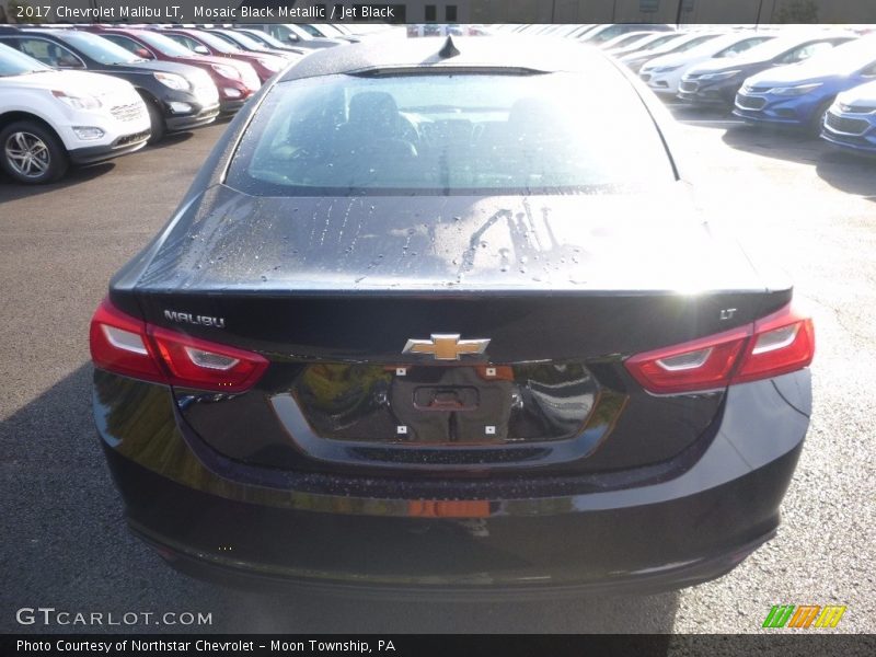 Mosaic Black Metallic / Jet Black 2017 Chevrolet Malibu LT