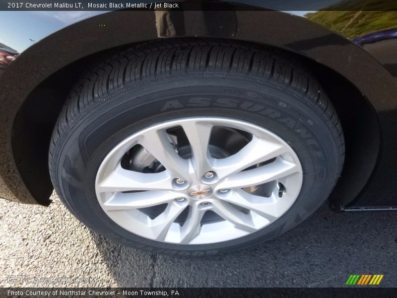 Mosaic Black Metallic / Jet Black 2017 Chevrolet Malibu LT