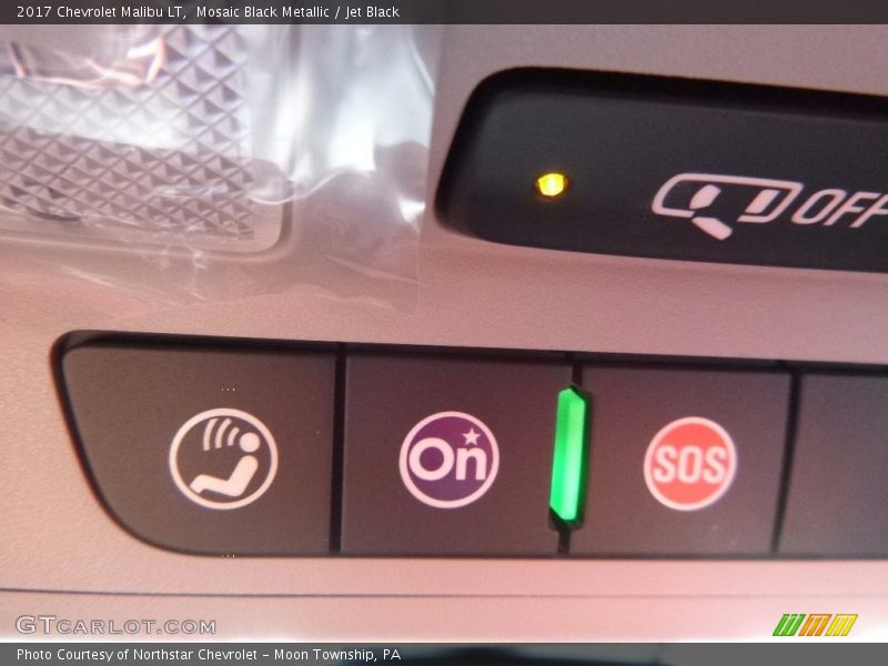 Mosaic Black Metallic / Jet Black 2017 Chevrolet Malibu LT