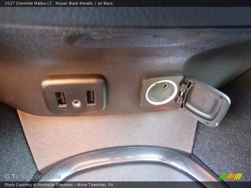 Mosaic Black Metallic / Jet Black 2017 Chevrolet Malibu LT