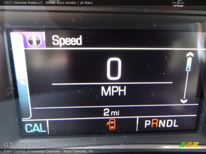 Mosaic Black Metallic / Jet Black 2017 Chevrolet Malibu LT