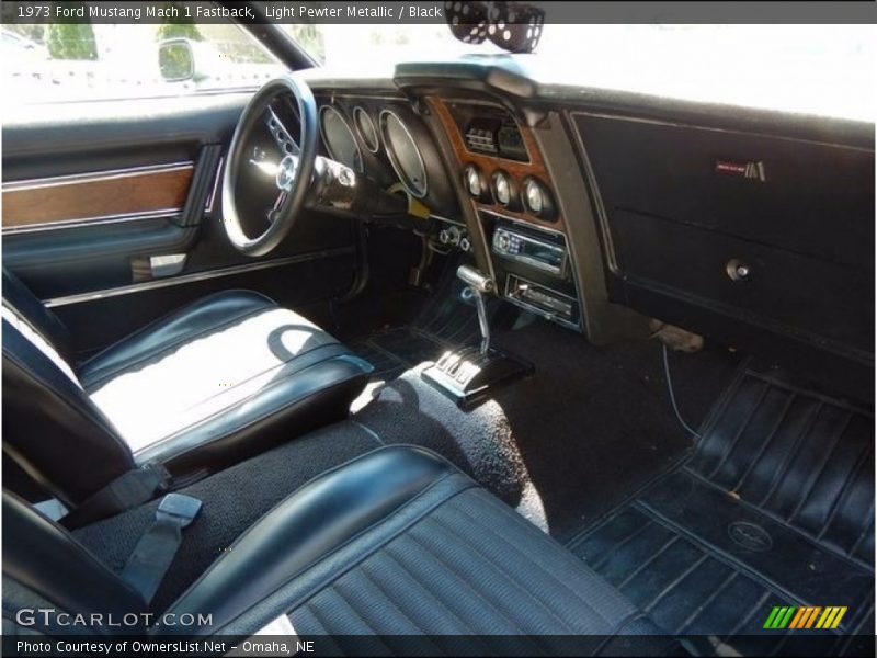  1973 Mustang Mach 1 Fastback Black Interior