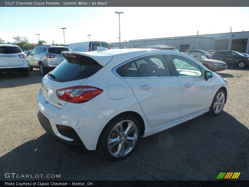 Summit White / Jet Black 2017 Chevrolet Cruze Premier