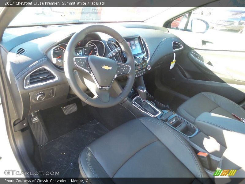  2017 Cruze Premier Jet Black Interior