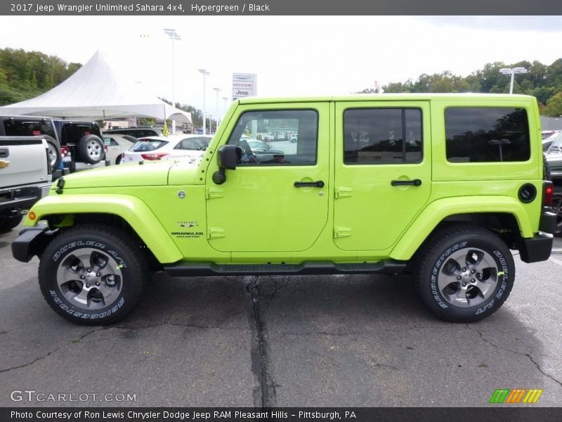 2017 Wrangler Unlimited Sahara 4x4 Hypergreen