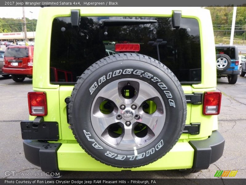 Hypergreen / Black 2017 Jeep Wrangler Unlimited Sahara 4x4