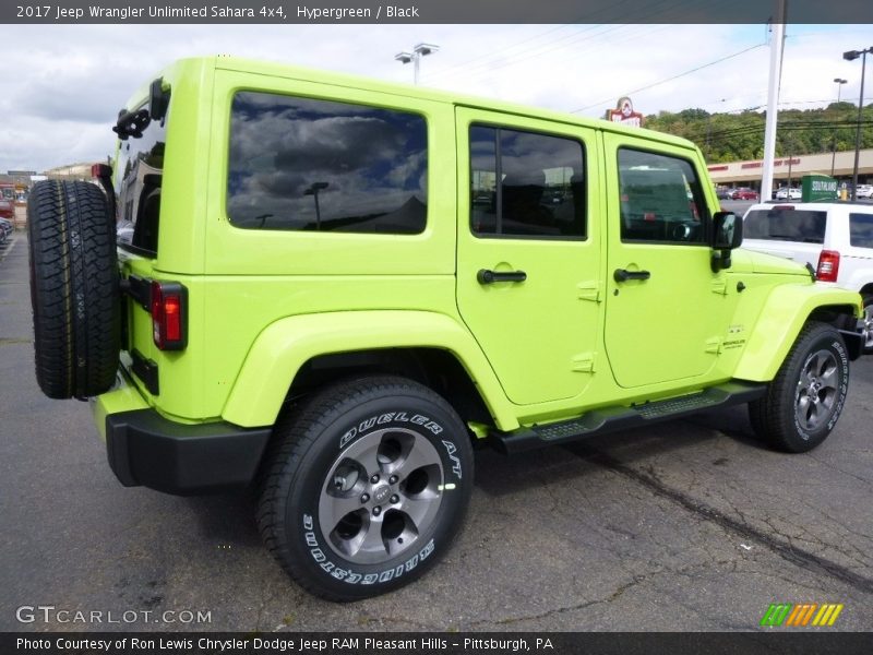 Hypergreen / Black 2017 Jeep Wrangler Unlimited Sahara 4x4