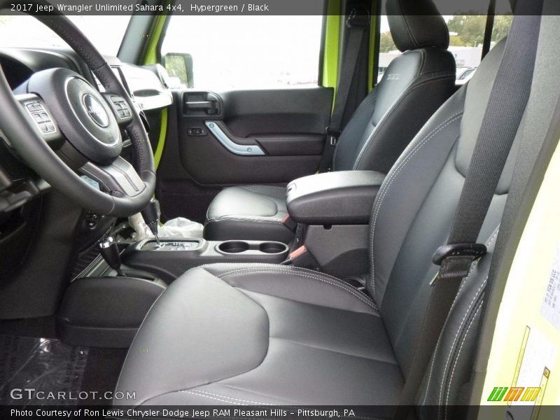 Front Seat of 2017 Wrangler Unlimited Sahara 4x4