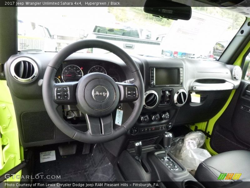  2017 Wrangler Unlimited Sahara 4x4 Black Interior