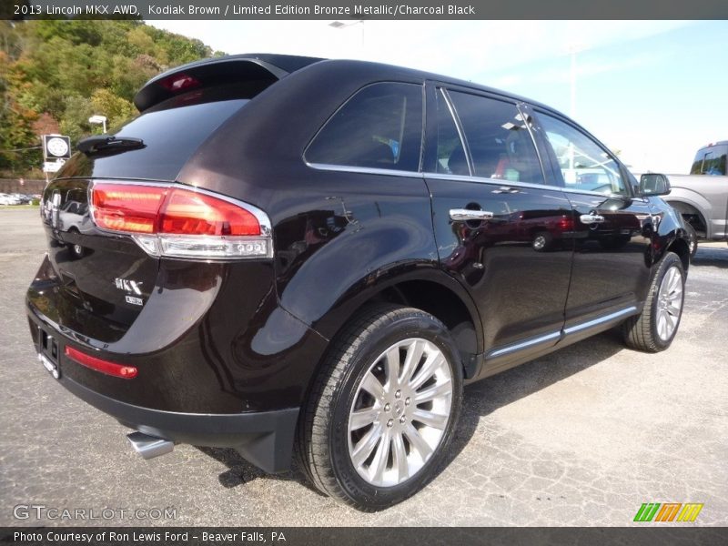 Kodiak Brown / Limited Edition Bronze Metallic/Charcoal Black 2013 Lincoln MKX AWD