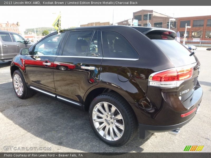 Kodiak Brown / Limited Edition Bronze Metallic/Charcoal Black 2013 Lincoln MKX AWD