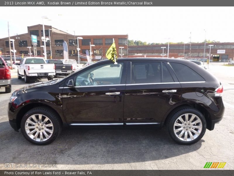 Kodiak Brown / Limited Edition Bronze Metallic/Charcoal Black 2013 Lincoln MKX AWD
