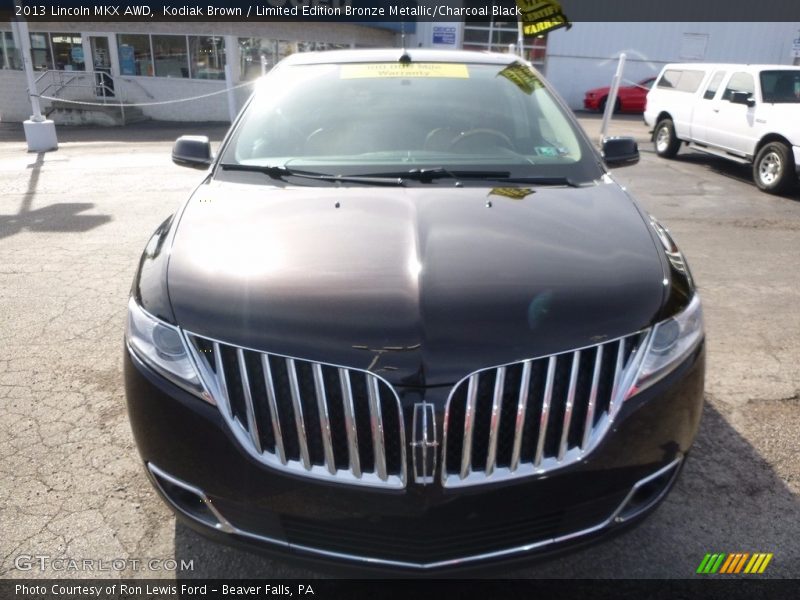 Kodiak Brown / Limited Edition Bronze Metallic/Charcoal Black 2013 Lincoln MKX AWD