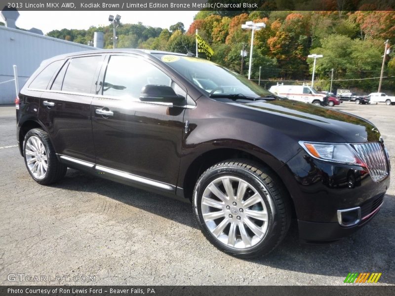 Kodiak Brown / Limited Edition Bronze Metallic/Charcoal Black 2013 Lincoln MKX AWD
