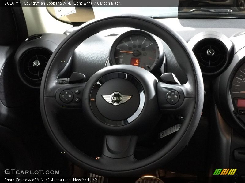 Light White / Carbon Black 2016 Mini Countryman Cooper S All4