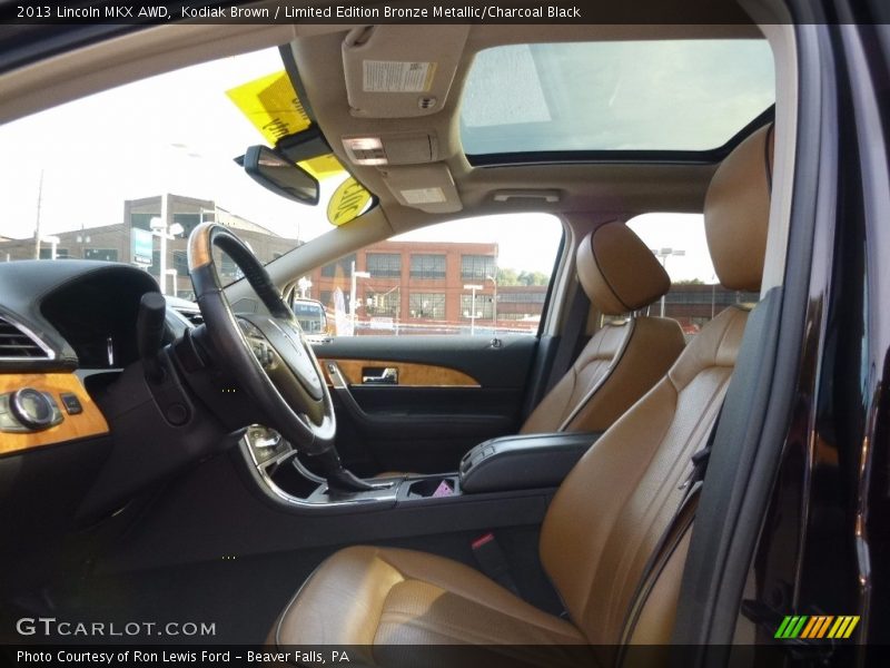 Kodiak Brown / Limited Edition Bronze Metallic/Charcoal Black 2013 Lincoln MKX AWD