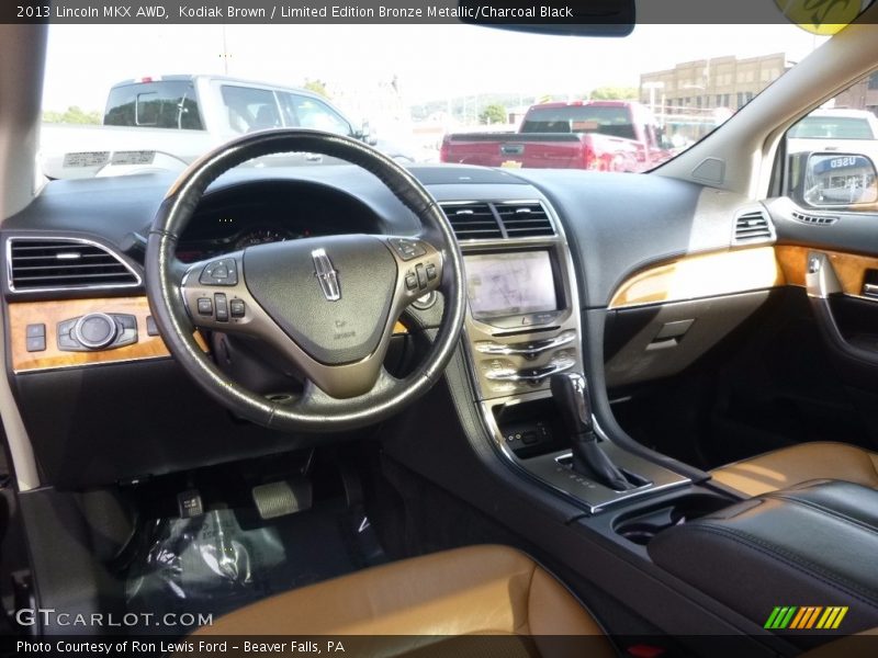 Kodiak Brown / Limited Edition Bronze Metallic/Charcoal Black 2013 Lincoln MKX AWD