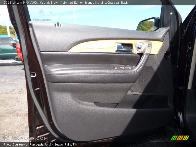 Kodiak Brown / Limited Edition Bronze Metallic/Charcoal Black 2013 Lincoln MKX AWD