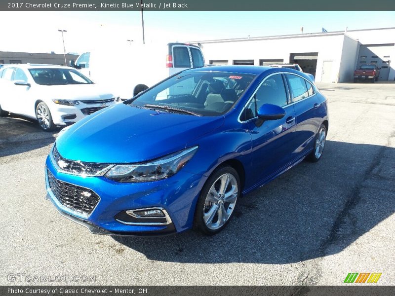 Kinetic Blue Metallic / Jet Black 2017 Chevrolet Cruze Premier