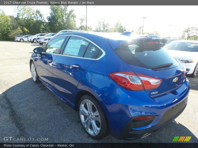 Kinetic Blue Metallic / Jet Black 2017 Chevrolet Cruze Premier