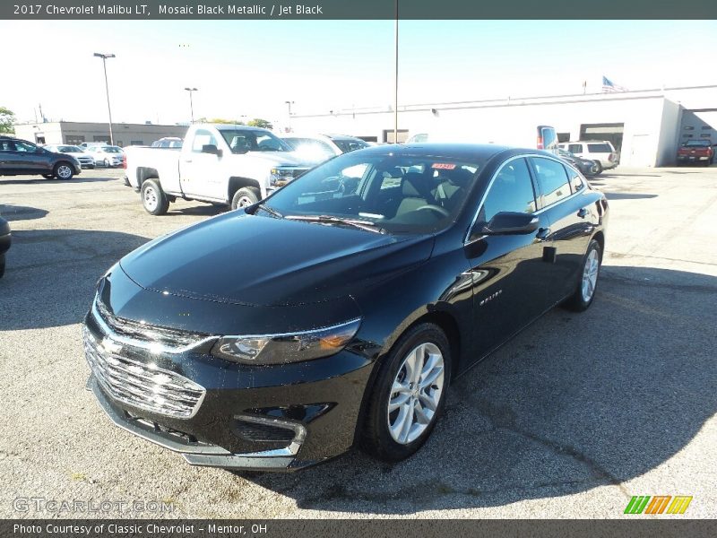 Mosaic Black Metallic / Jet Black 2017 Chevrolet Malibu LT