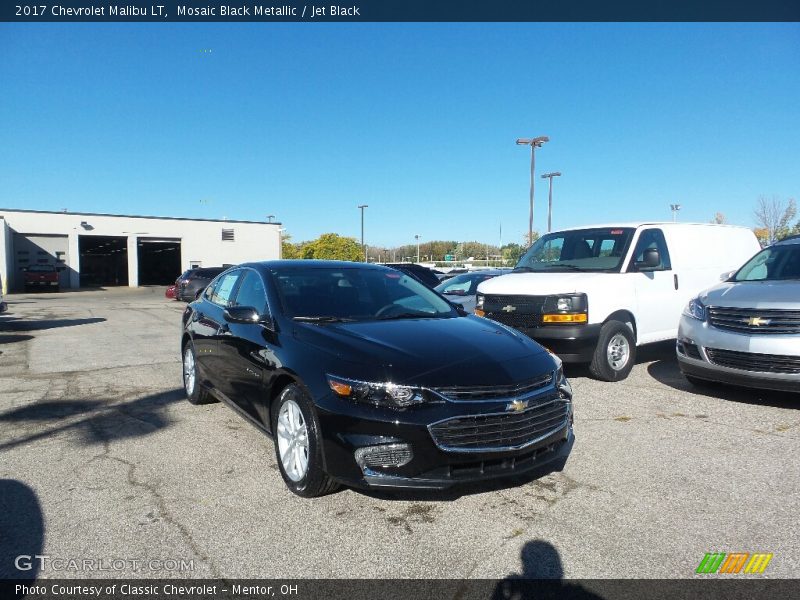 Mosaic Black Metallic / Jet Black 2017 Chevrolet Malibu LT