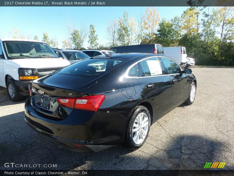 Mosaic Black Metallic / Jet Black 2017 Chevrolet Malibu LT