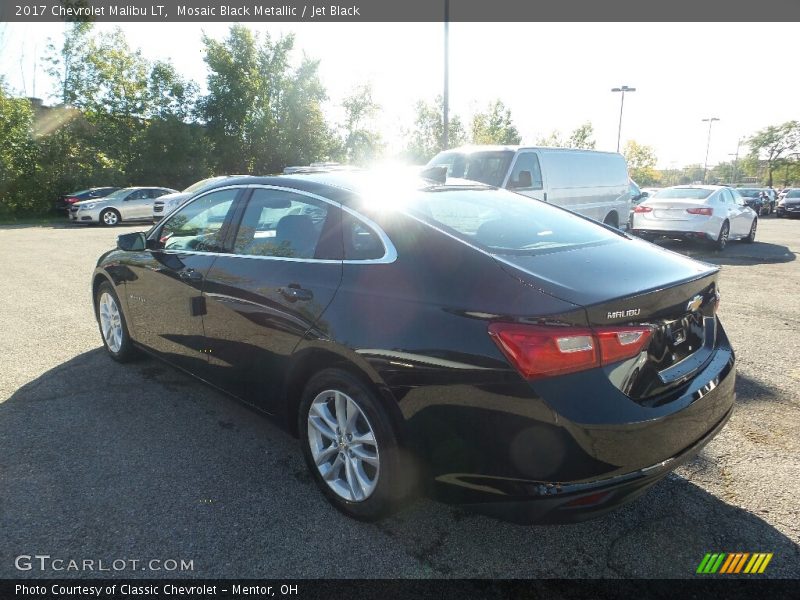 Mosaic Black Metallic / Jet Black 2017 Chevrolet Malibu LT