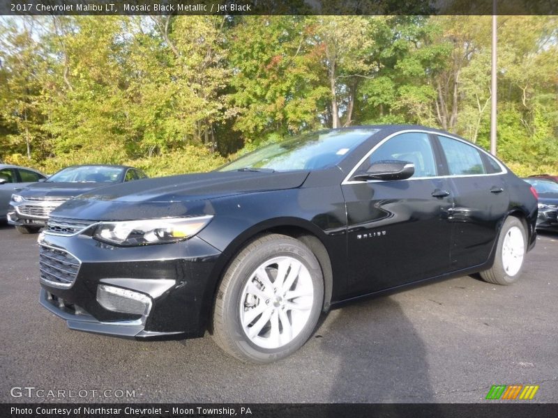 Mosaic Black Metallic / Jet Black 2017 Chevrolet Malibu LT