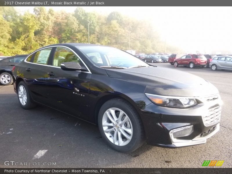 Mosaic Black Metallic / Jet Black 2017 Chevrolet Malibu LT