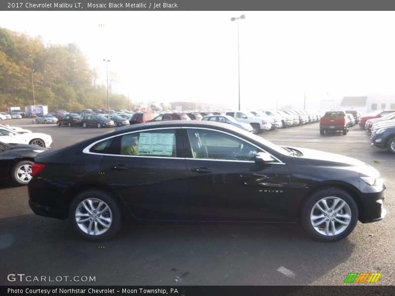 Mosaic Black Metallic / Jet Black 2017 Chevrolet Malibu LT