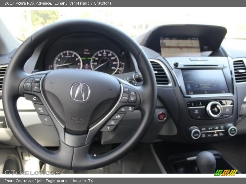 Lunar Silver Metallic / Graystone 2017 Acura RDX Advance