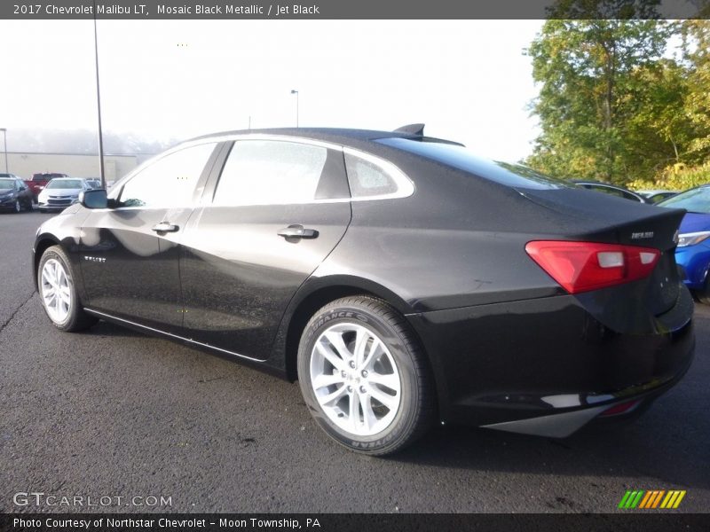 Mosaic Black Metallic / Jet Black 2017 Chevrolet Malibu LT