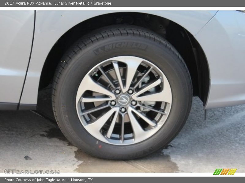 Lunar Silver Metallic / Graystone 2017 Acura RDX Advance