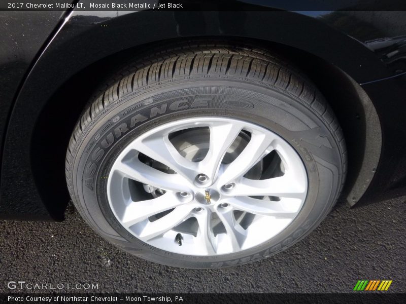 Mosaic Black Metallic / Jet Black 2017 Chevrolet Malibu LT