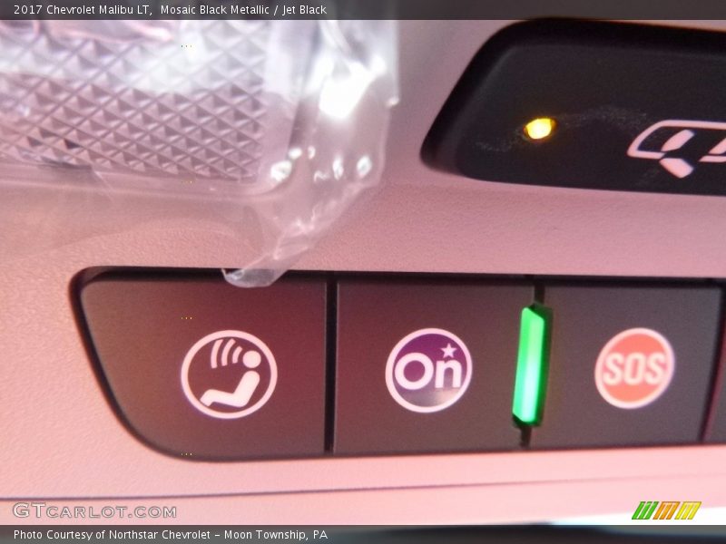Mosaic Black Metallic / Jet Black 2017 Chevrolet Malibu LT