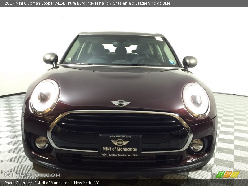 Pure Burgundy Metallic / Chesterfield Leather/Indigo Blue 2017 Mini Clubman Cooper ALL4