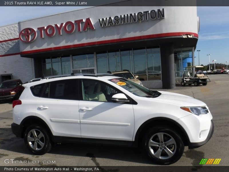 Super White / Latte 2015 Toyota RAV4 XLE AWD