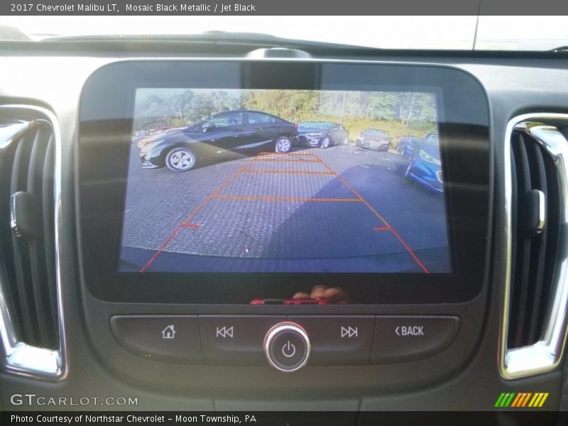 Mosaic Black Metallic / Jet Black 2017 Chevrolet Malibu LT