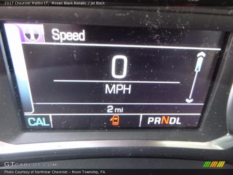 Mosaic Black Metallic / Jet Black 2017 Chevrolet Malibu LT