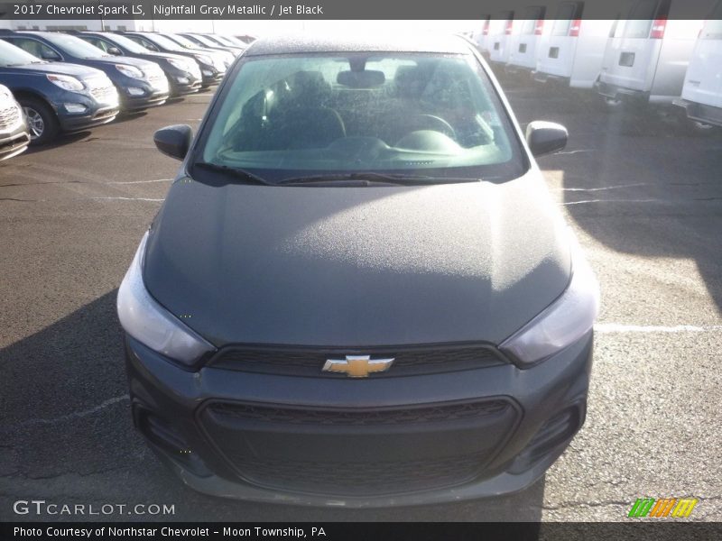 Nightfall Gray Metallic / Jet Black 2017 Chevrolet Spark LS