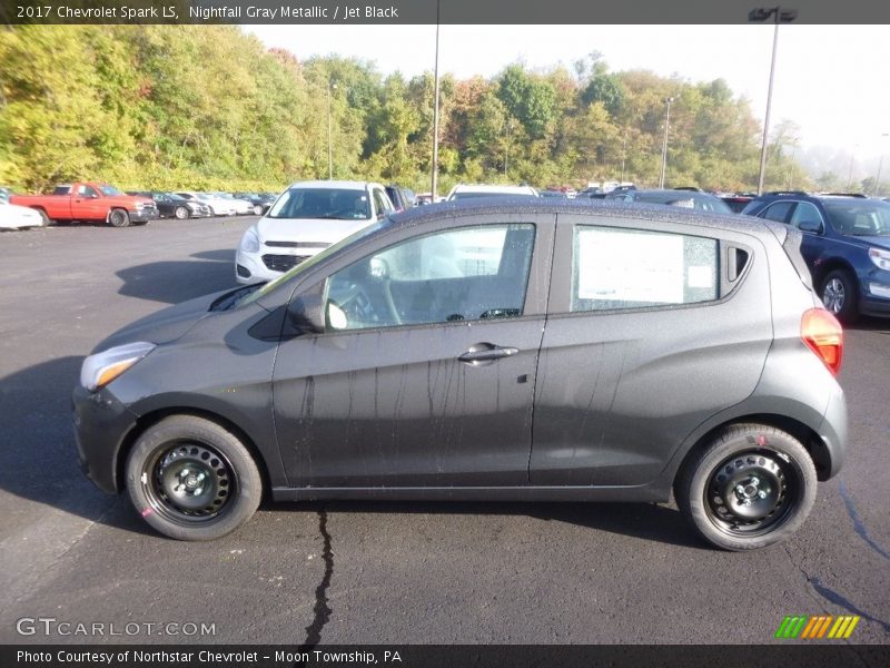Nightfall Gray Metallic / Jet Black 2017 Chevrolet Spark LS