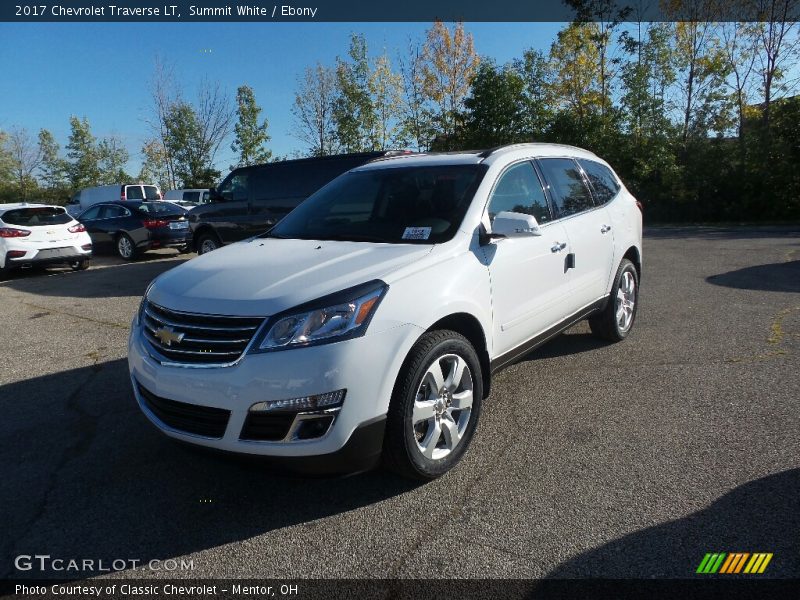 Summit White / Ebony 2017 Chevrolet Traverse LT