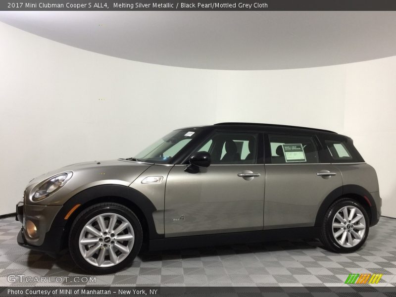 Melting Silver Metallic / Black Pearl/Mottled Grey Cloth 2017 Mini Clubman Cooper S ALL4