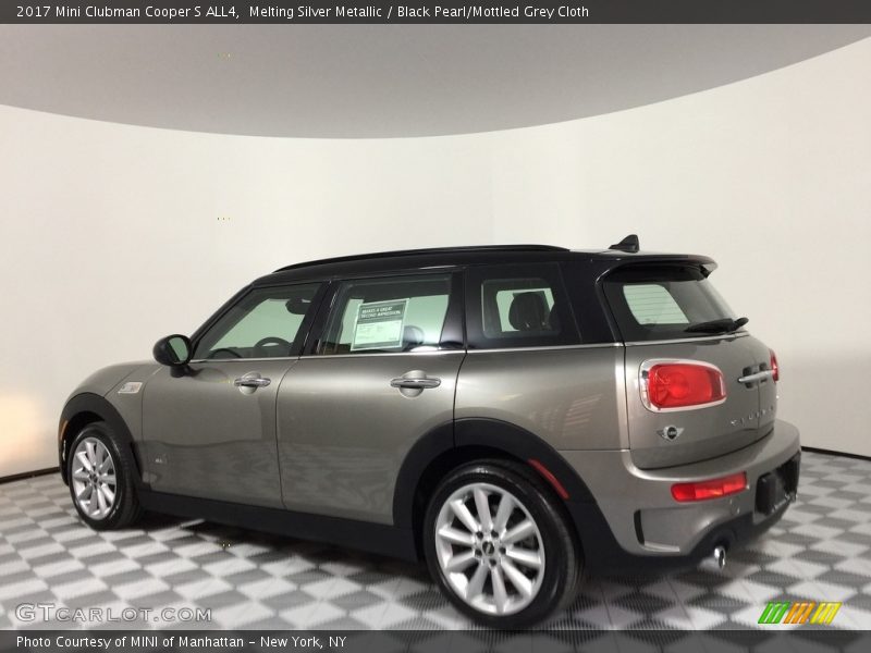 Melting Silver Metallic / Black Pearl/Mottled Grey Cloth 2017 Mini Clubman Cooper S ALL4