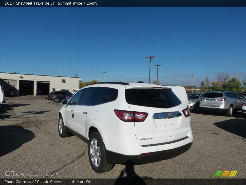 Summit White / Ebony 2017 Chevrolet Traverse LT