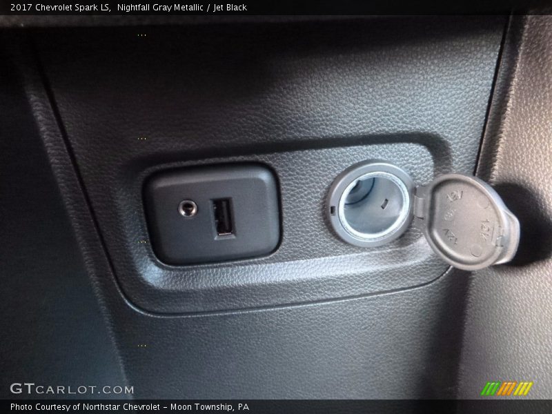 Nightfall Gray Metallic / Jet Black 2017 Chevrolet Spark LS