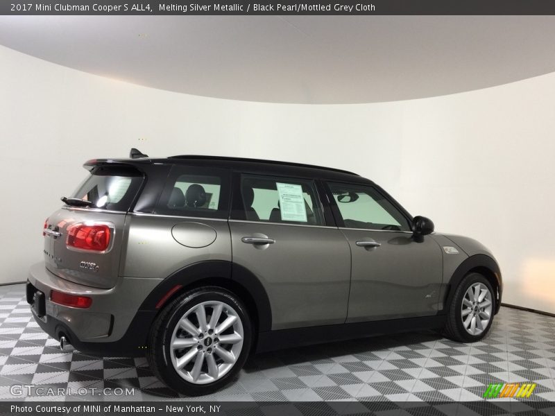 Melting Silver Metallic / Black Pearl/Mottled Grey Cloth 2017 Mini Clubman Cooper S ALL4